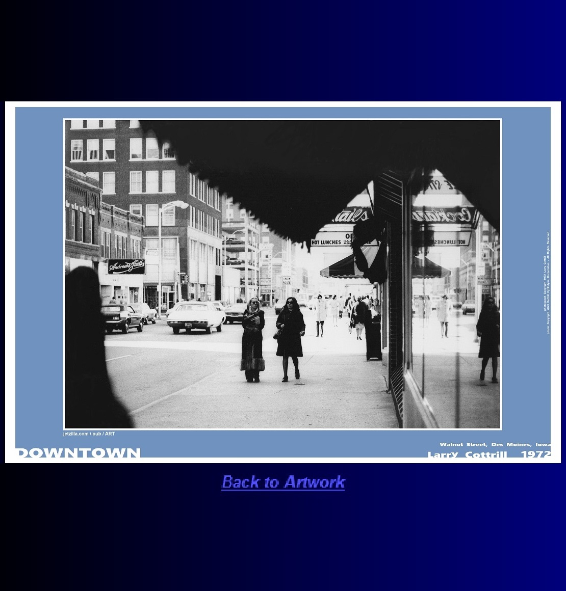 Landscape Poster: Downtown by Larry Cottrill